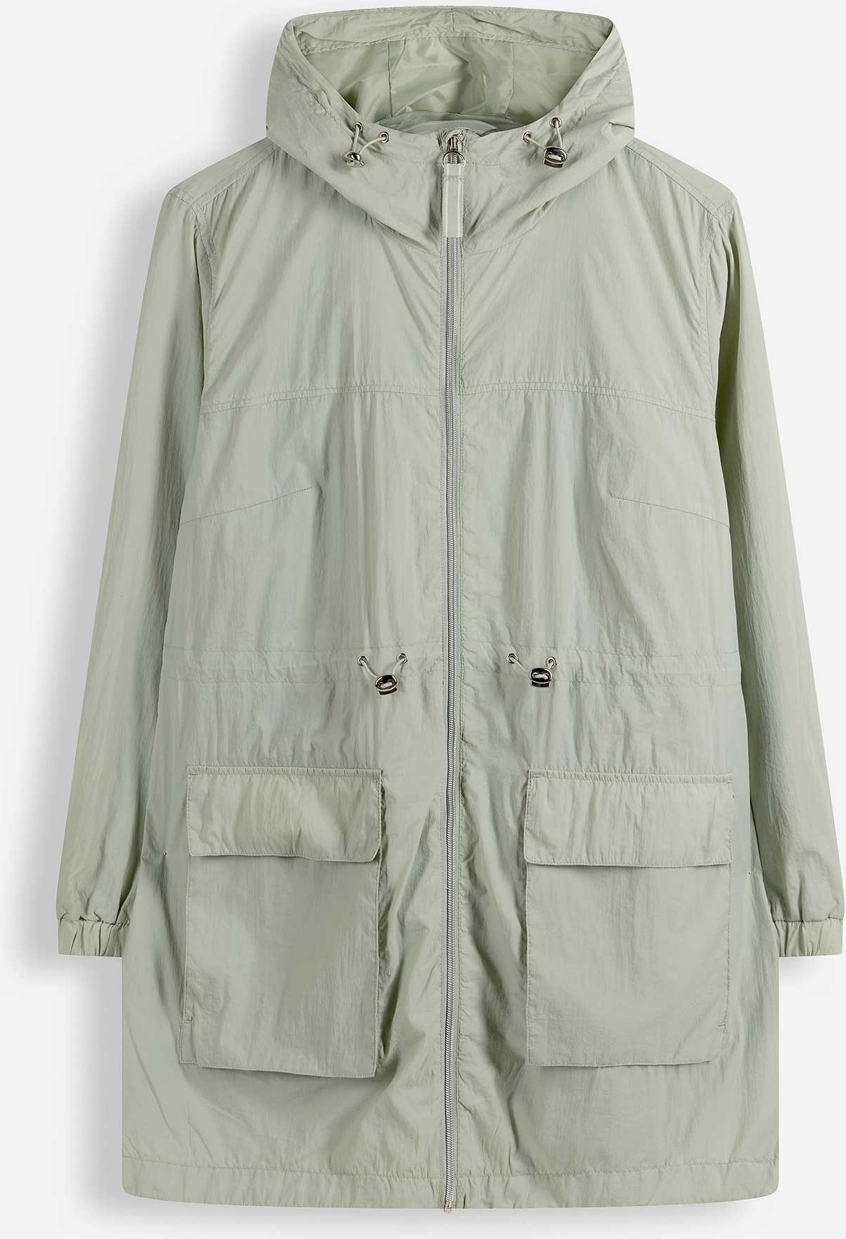 Outdoorjacke - einfarbig - hellgrün