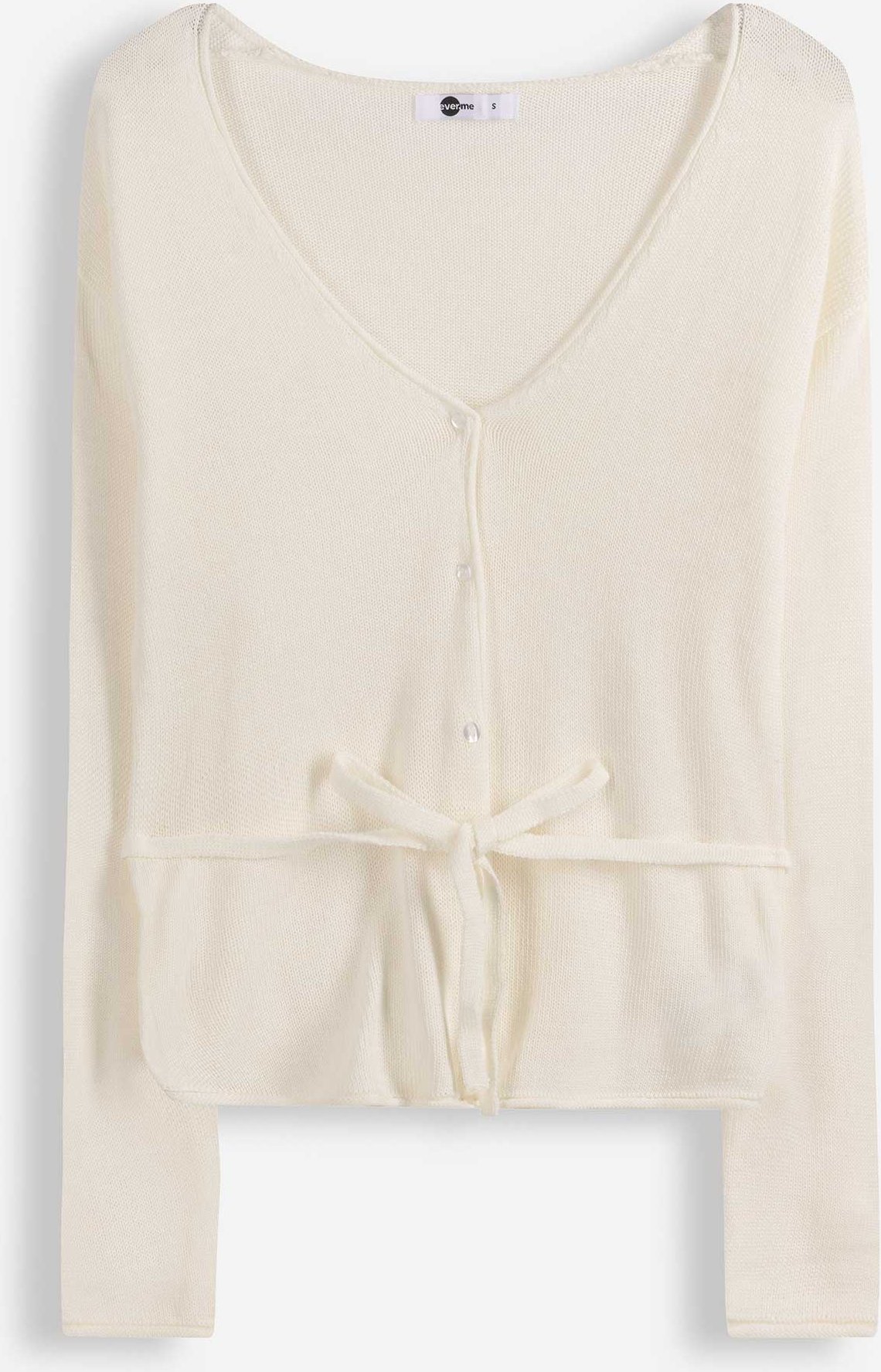 Cardigan - Viskose-Mix - weiß