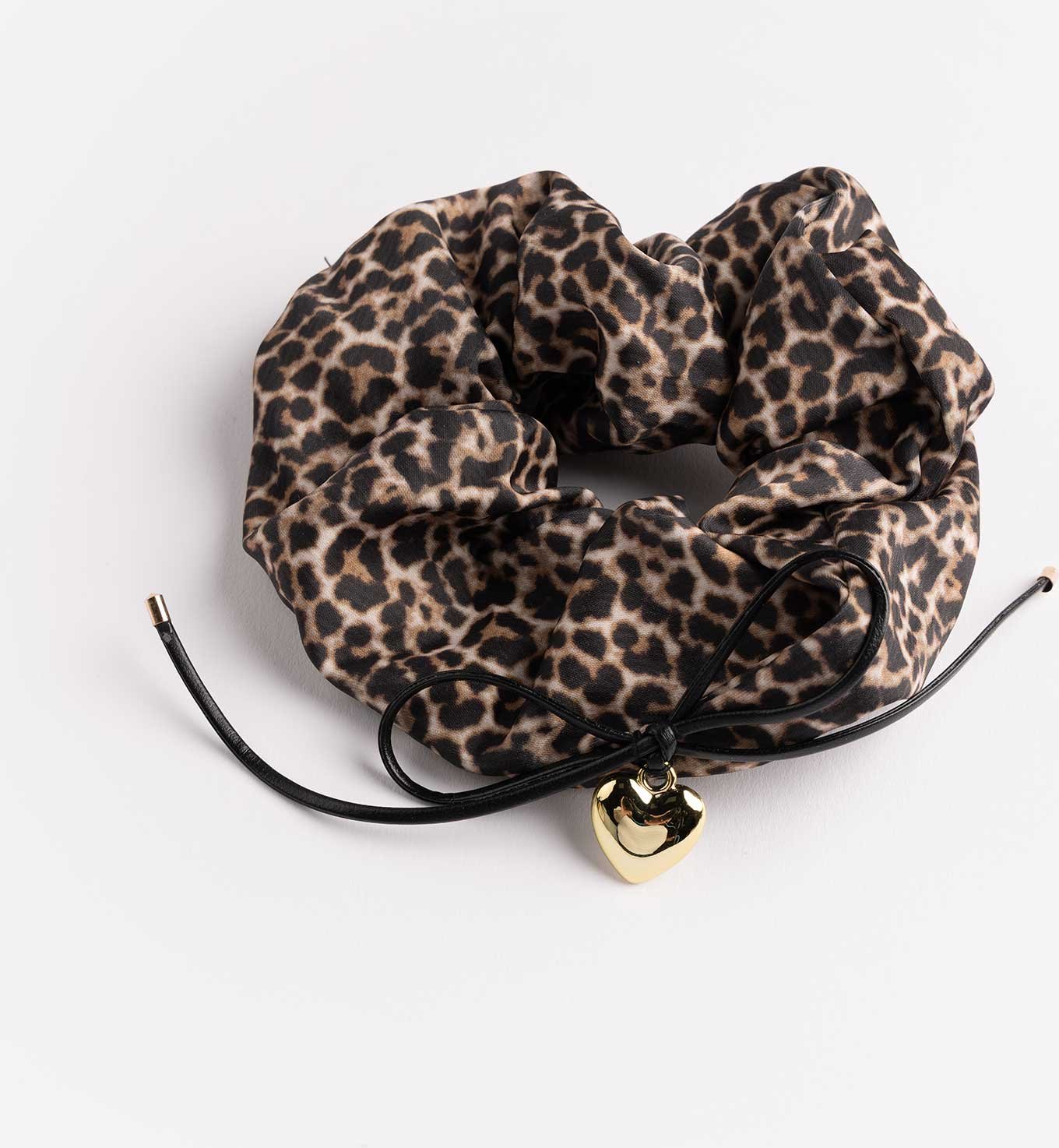 Haargummi - Leopardenmuster - braun