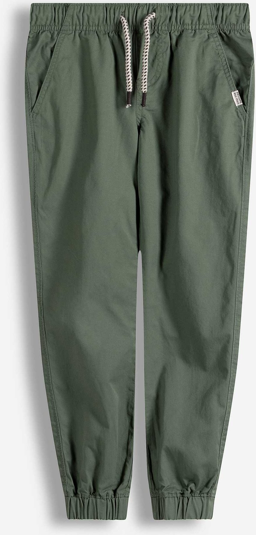 Jogpants - Aufgesetze Taschen - dunkelgrün