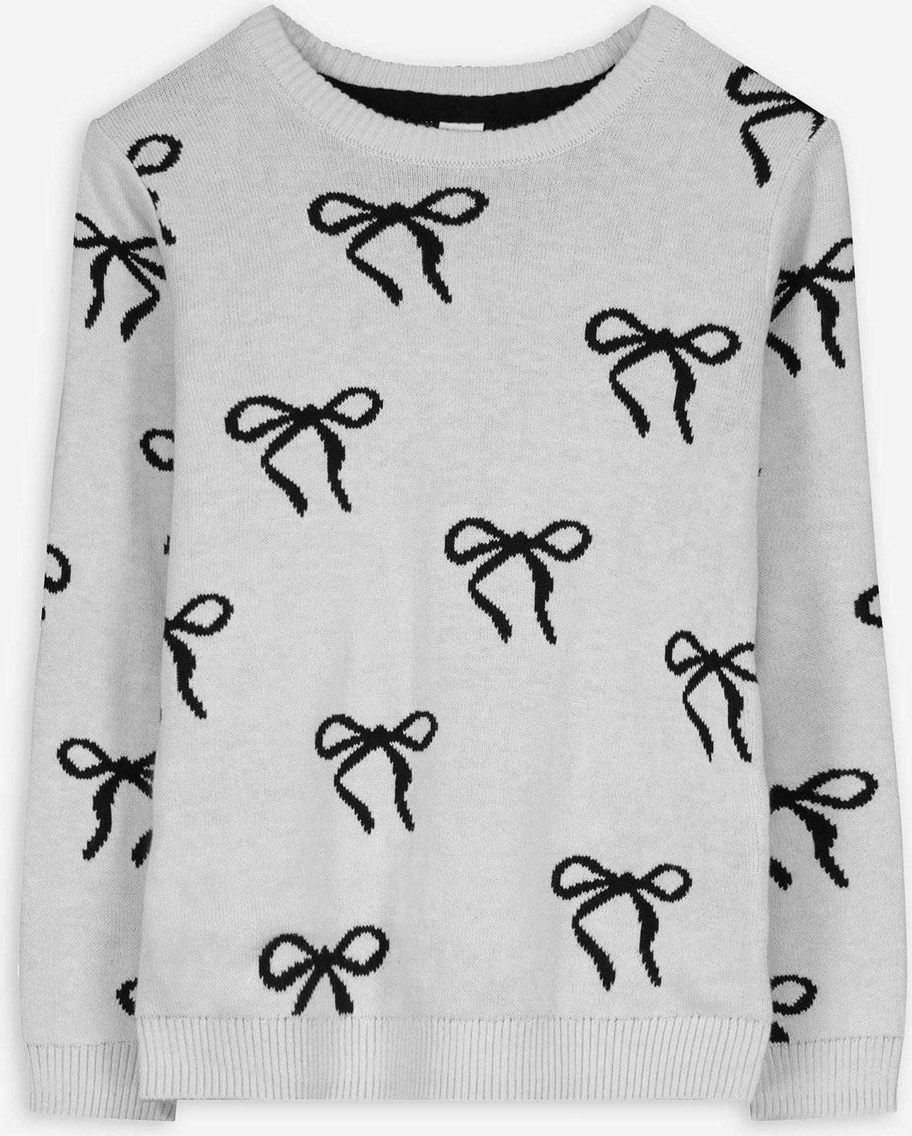 Pullover - Strick - grau