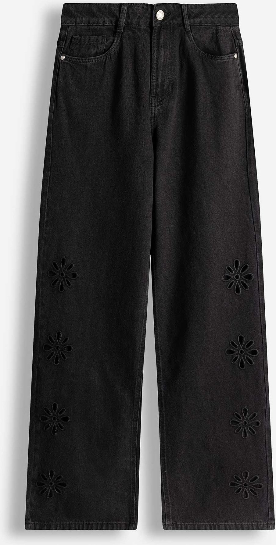 Jeans - Straight Fit - schwarz