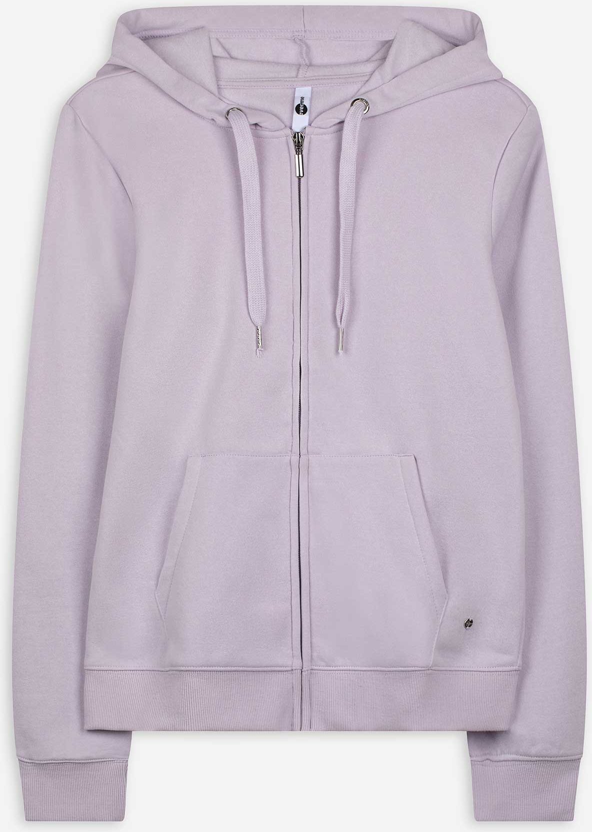 Sweatjacke - Regular Fit - lila