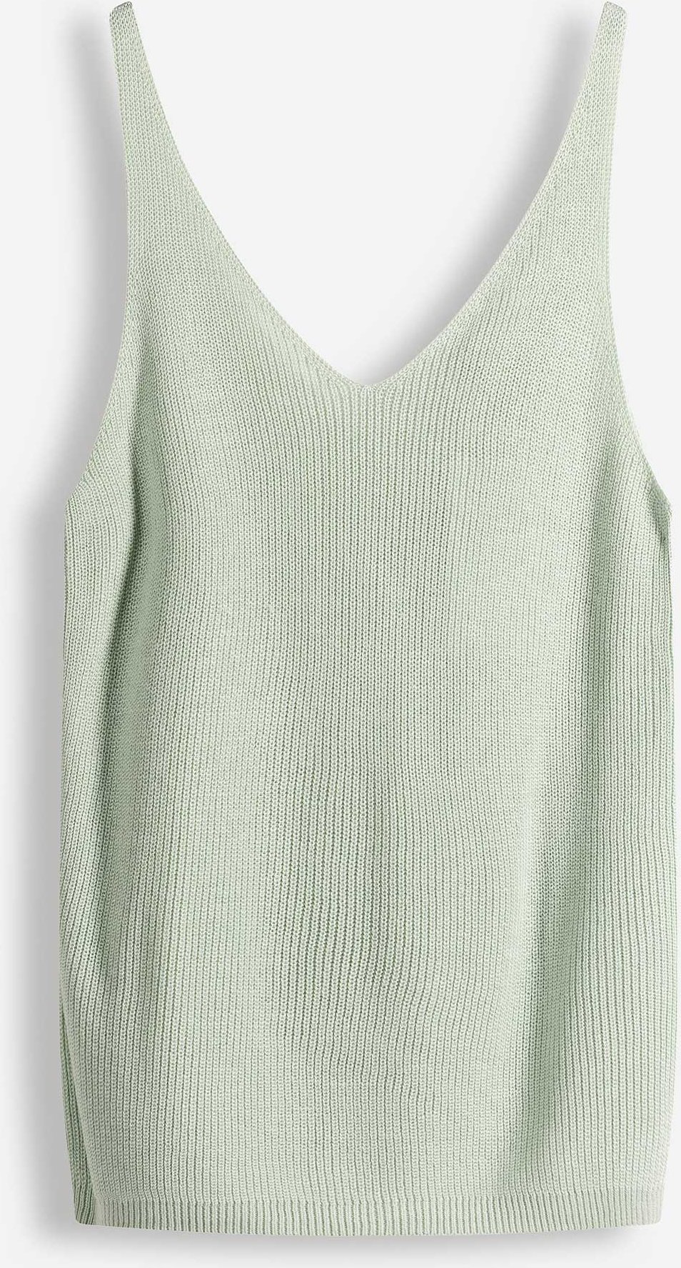 Stricktop - V-Ausschnitt - türkis