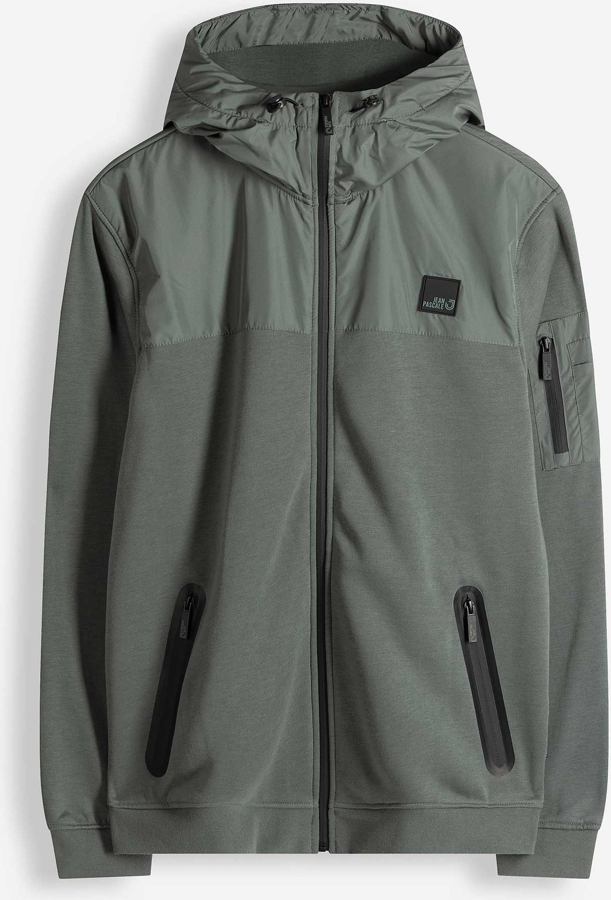 Sweatjacke - Regular Fit - dunkelgrün