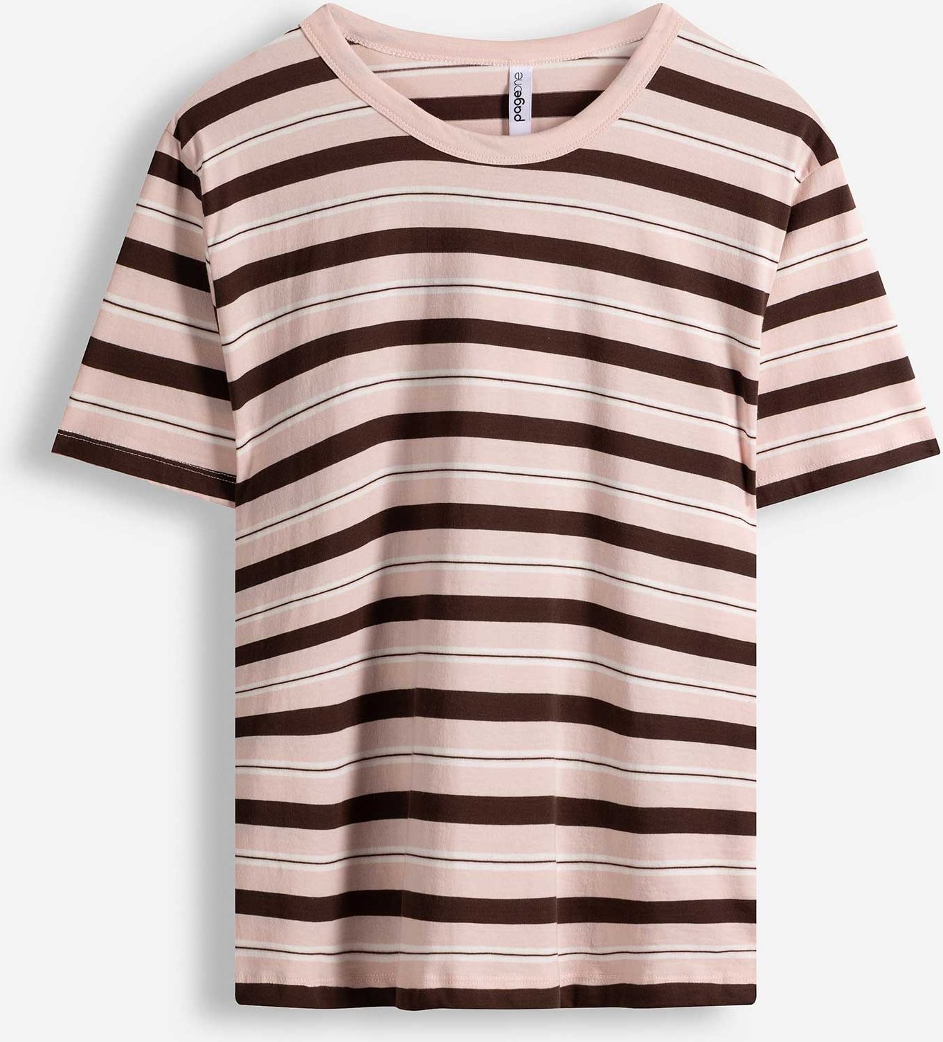 T-Shirt - Streifen - rosa