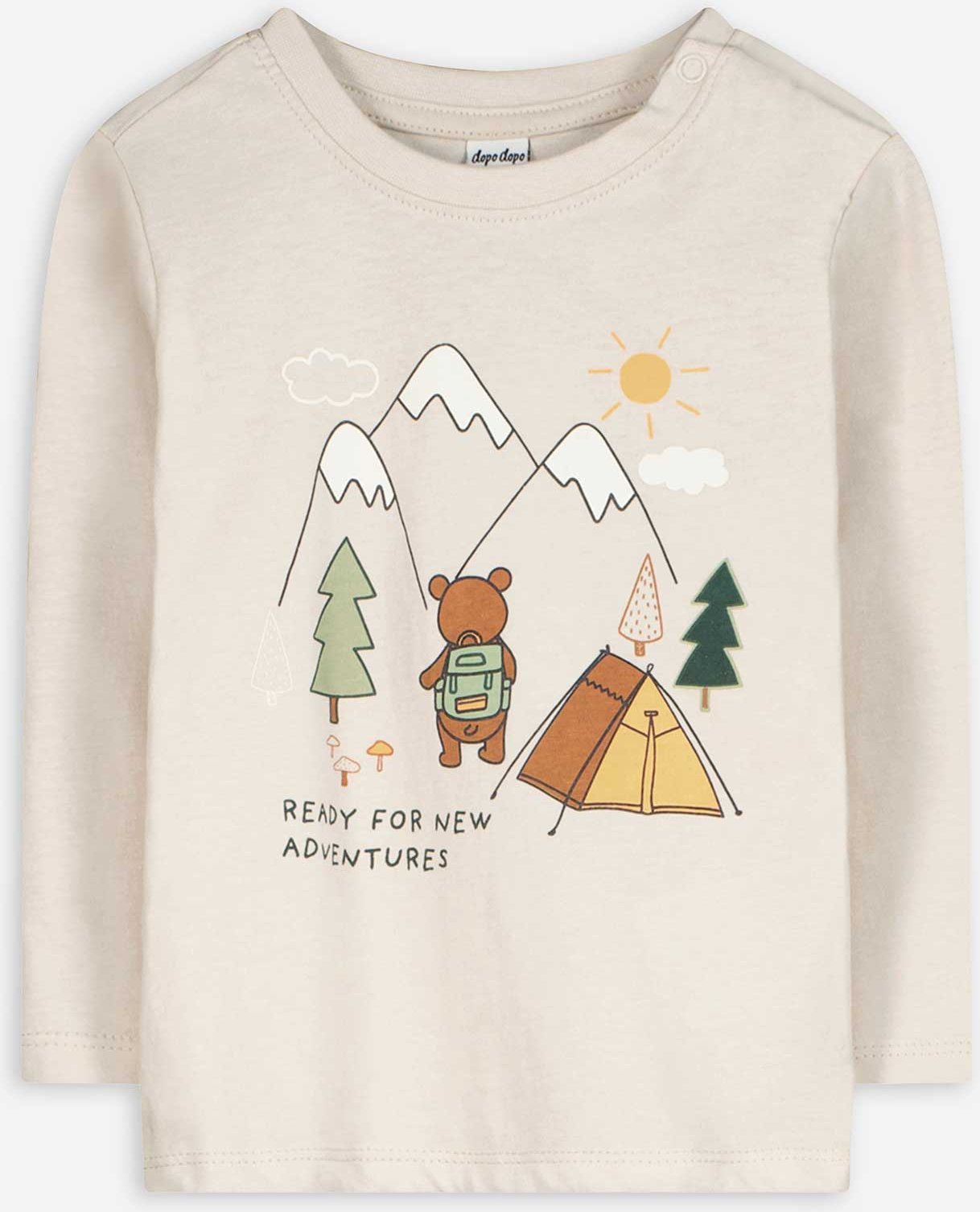 Thumbnail - Langarmshirt - Print - weiß