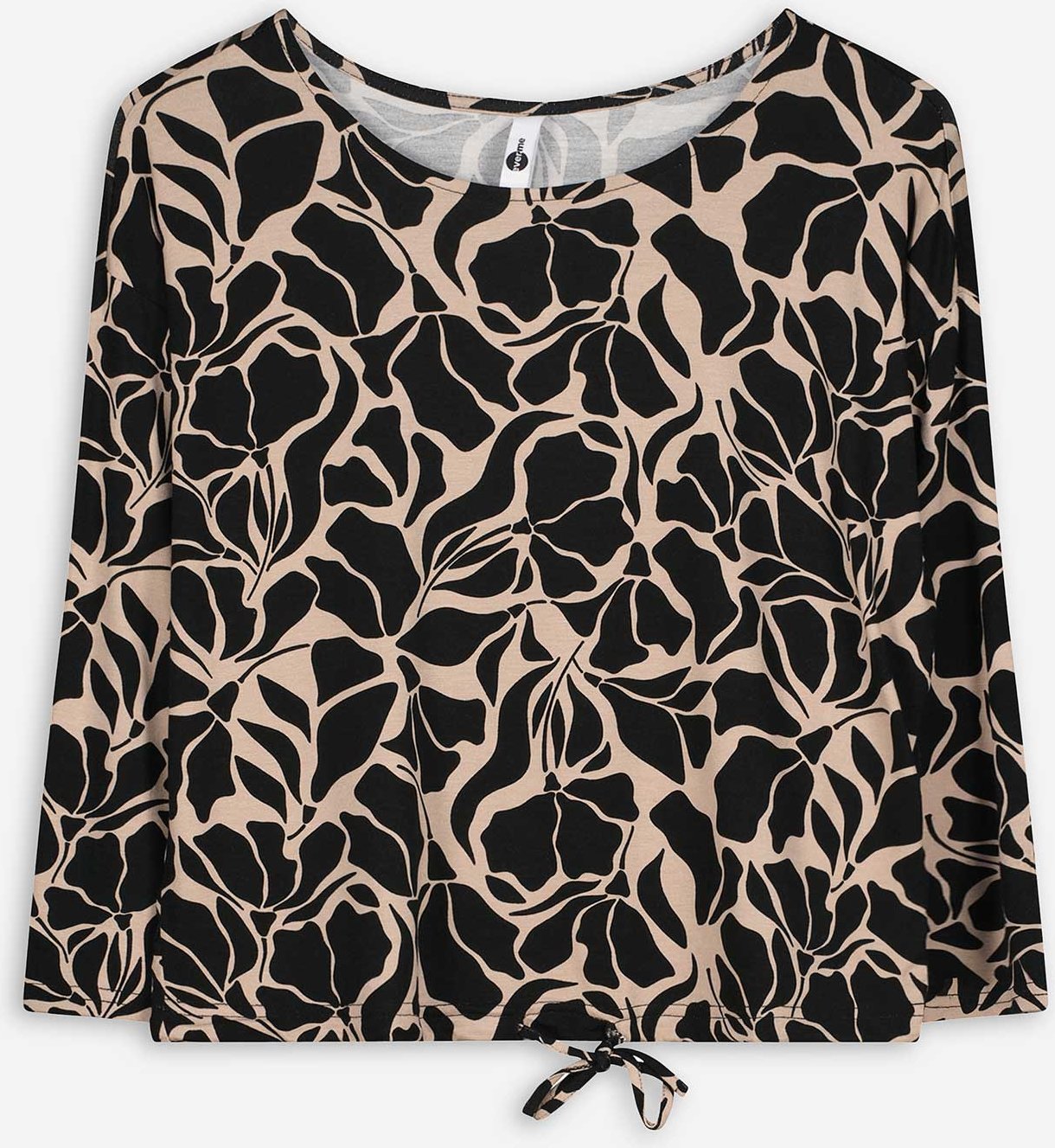 Shirt - Knotendetail - beige