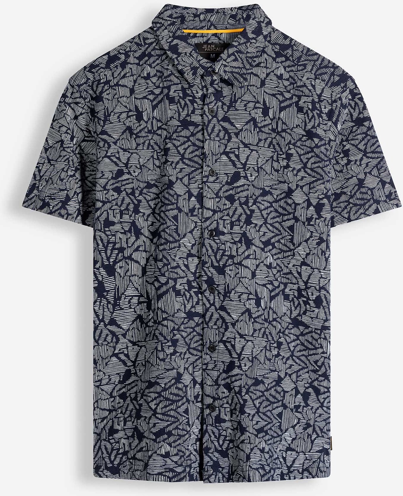 Hemd - Allover-Print - dunkelblau