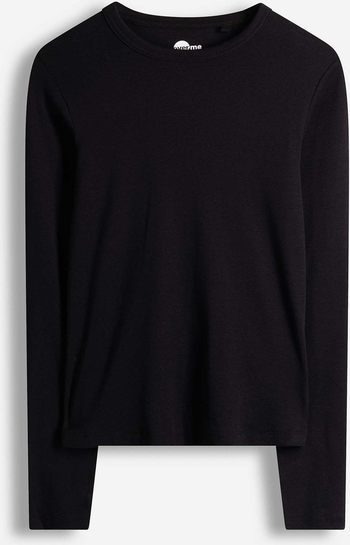 Langarmshirt - Modal-Anteil - schwarz