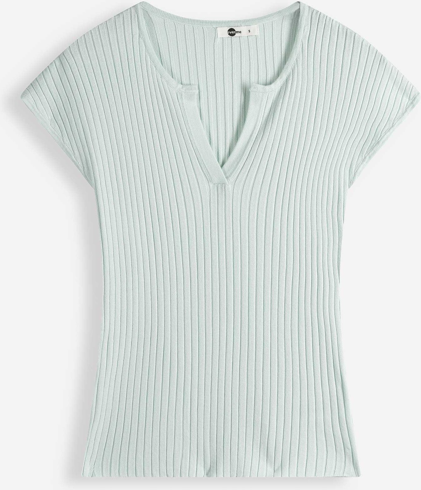 Strickshirt - Viskose-Mix - türkis