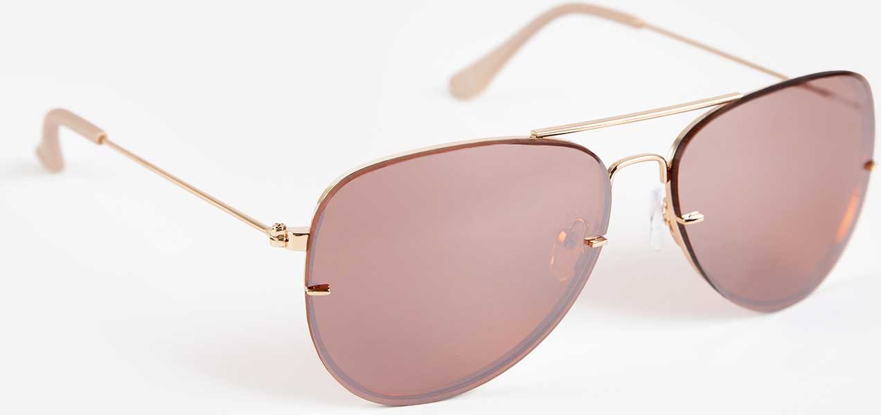 Pilotenbrille - kupferfarben