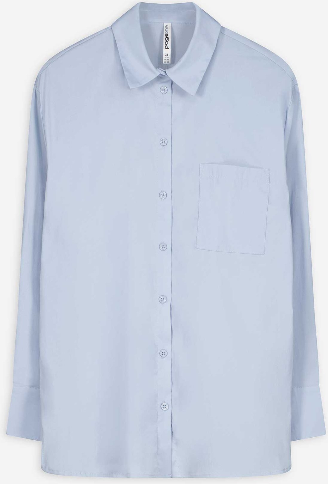 Thumbnail - Bluse - Webstoff - hellblau