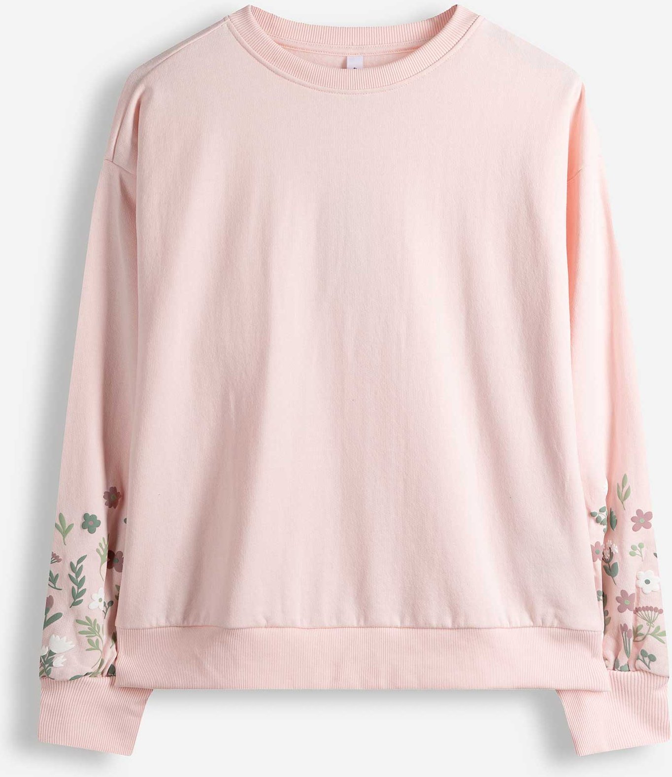 Sweatshirt - Ballonärmel - rosa