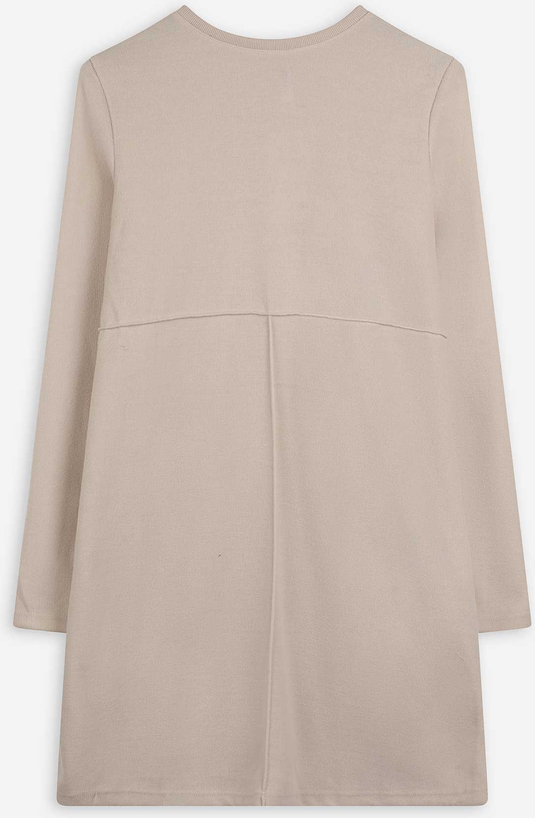 Kleid - Weiches Material - weiß