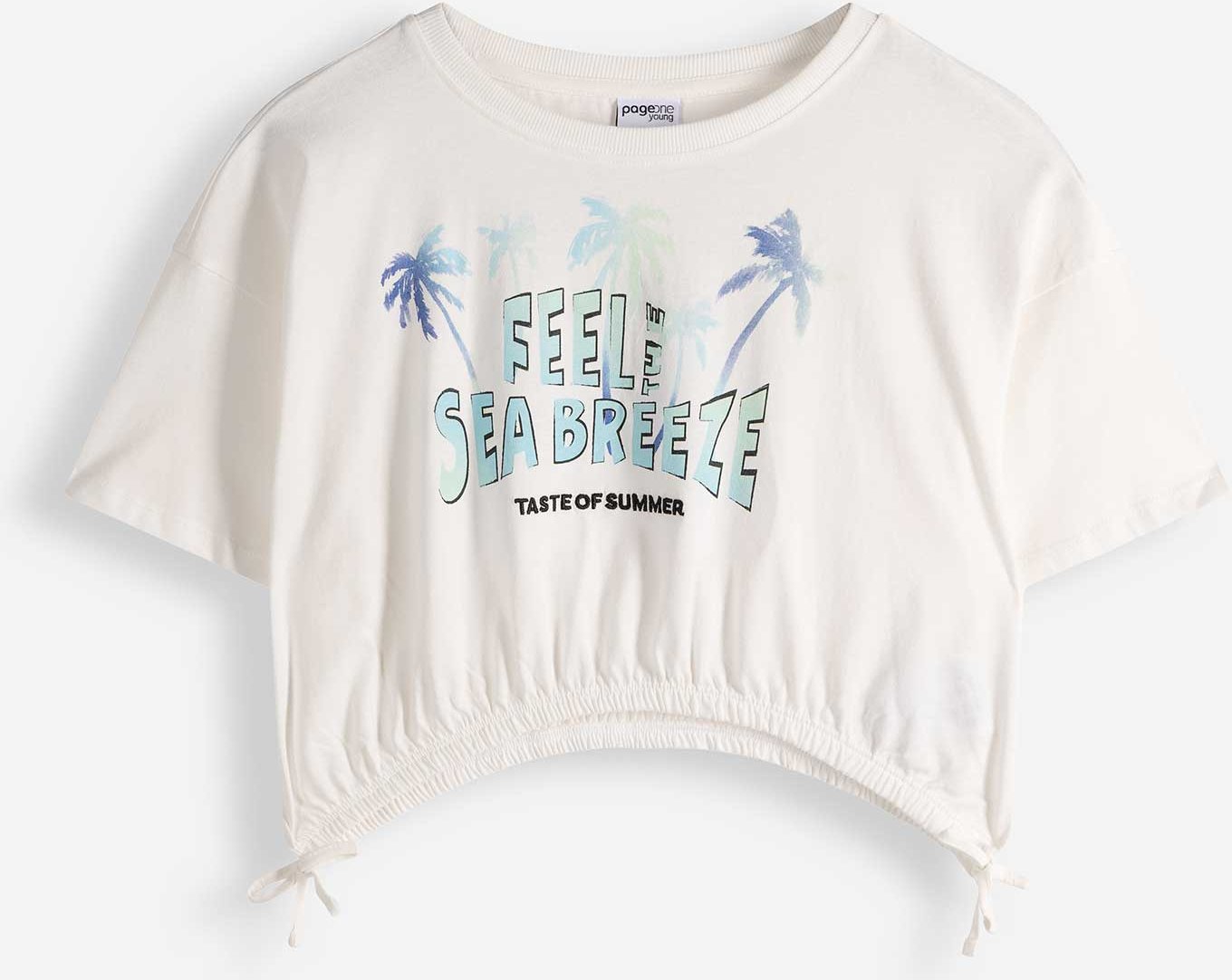 T-Shirt - Frontprint - weiß