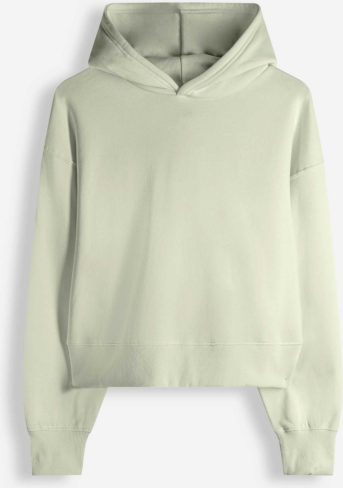 Hoodie - einfarbig - grün