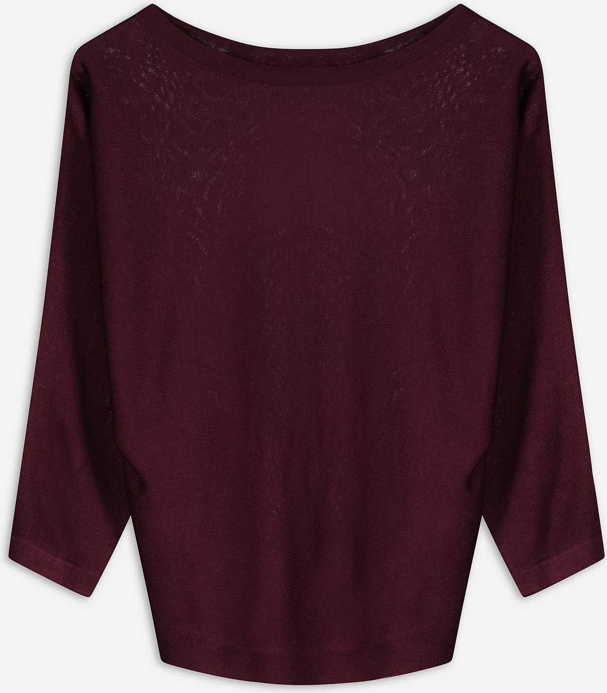 Pullover - Baumwoll-Mix - dunkellila