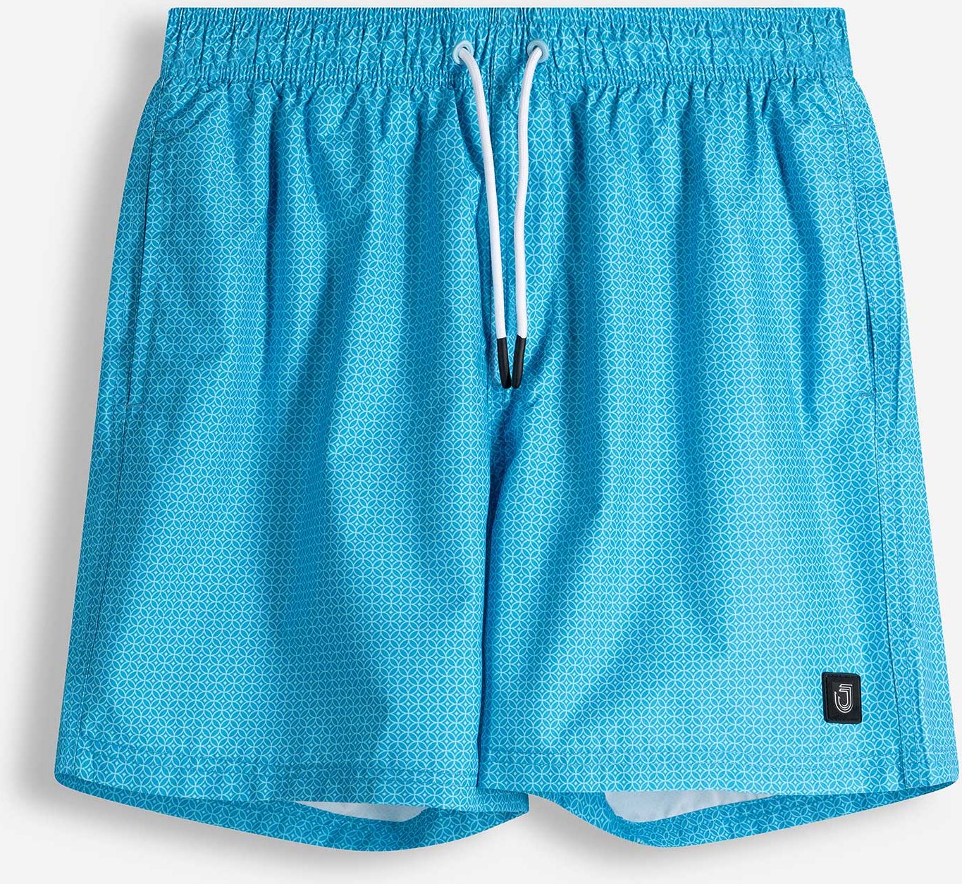 Badehose - Print - türkis