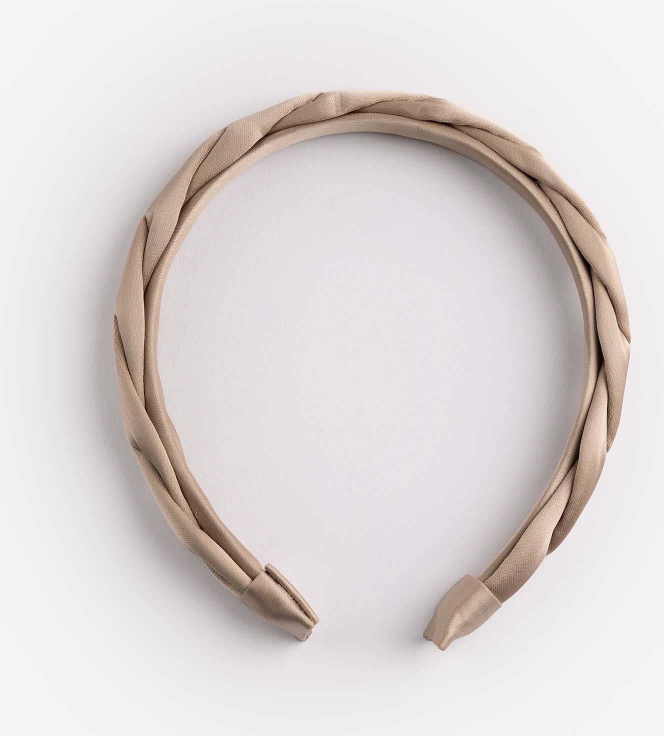 Haarschmuck - Weiches Material - beige