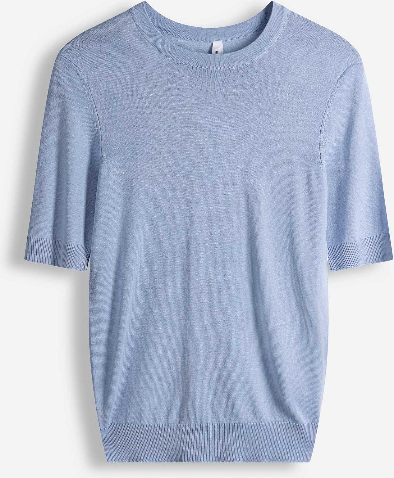 Pullover - Kurze Ärmel - hellblau