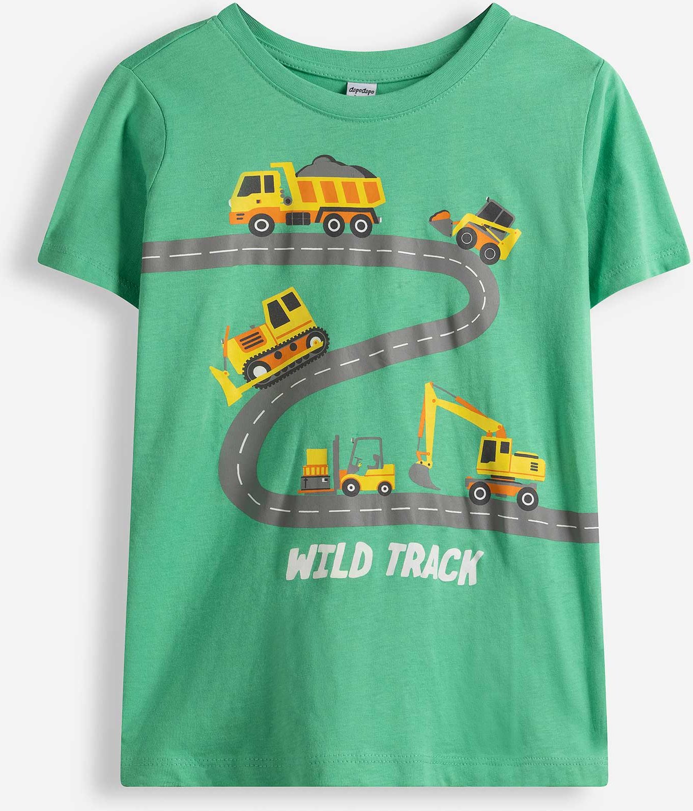 T-Shirt - Frontprint - hellgrün