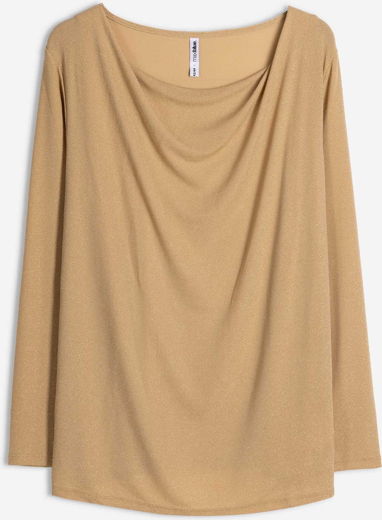 Shirt - Lurex - beige