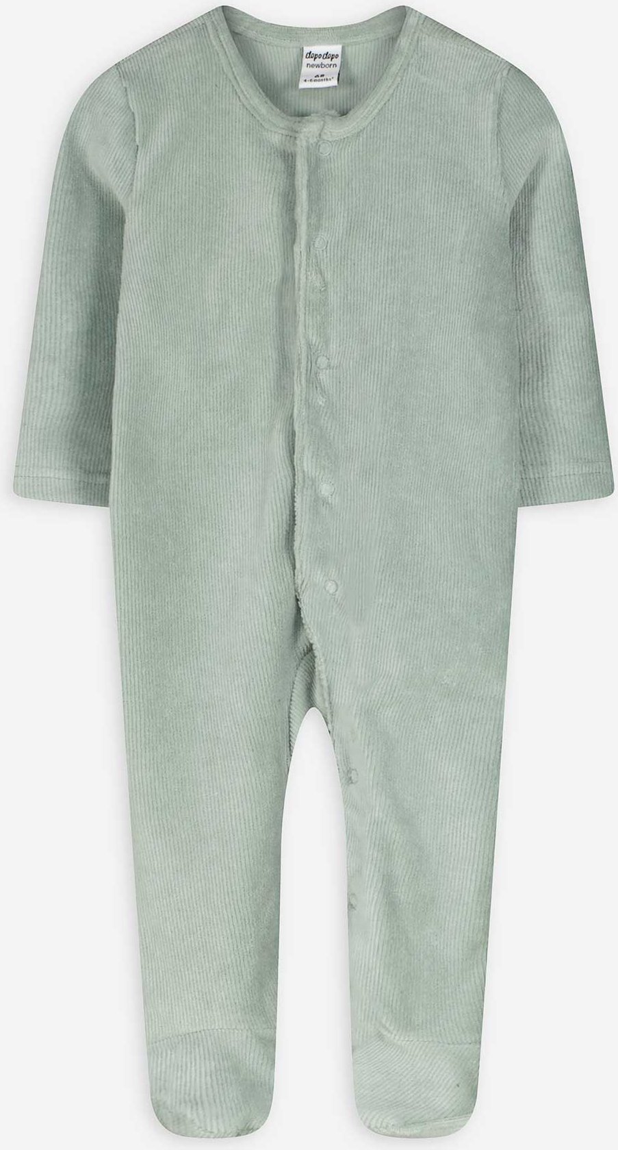 Strampler - Rippenstruktur - türkis