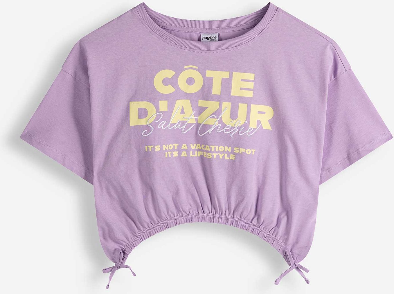 T-Shirt - Cropped - lila