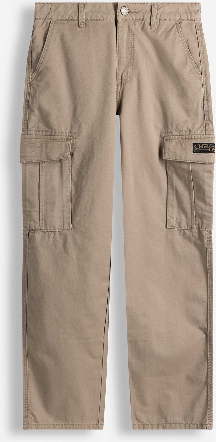Cargohose - Loose Fit - beige