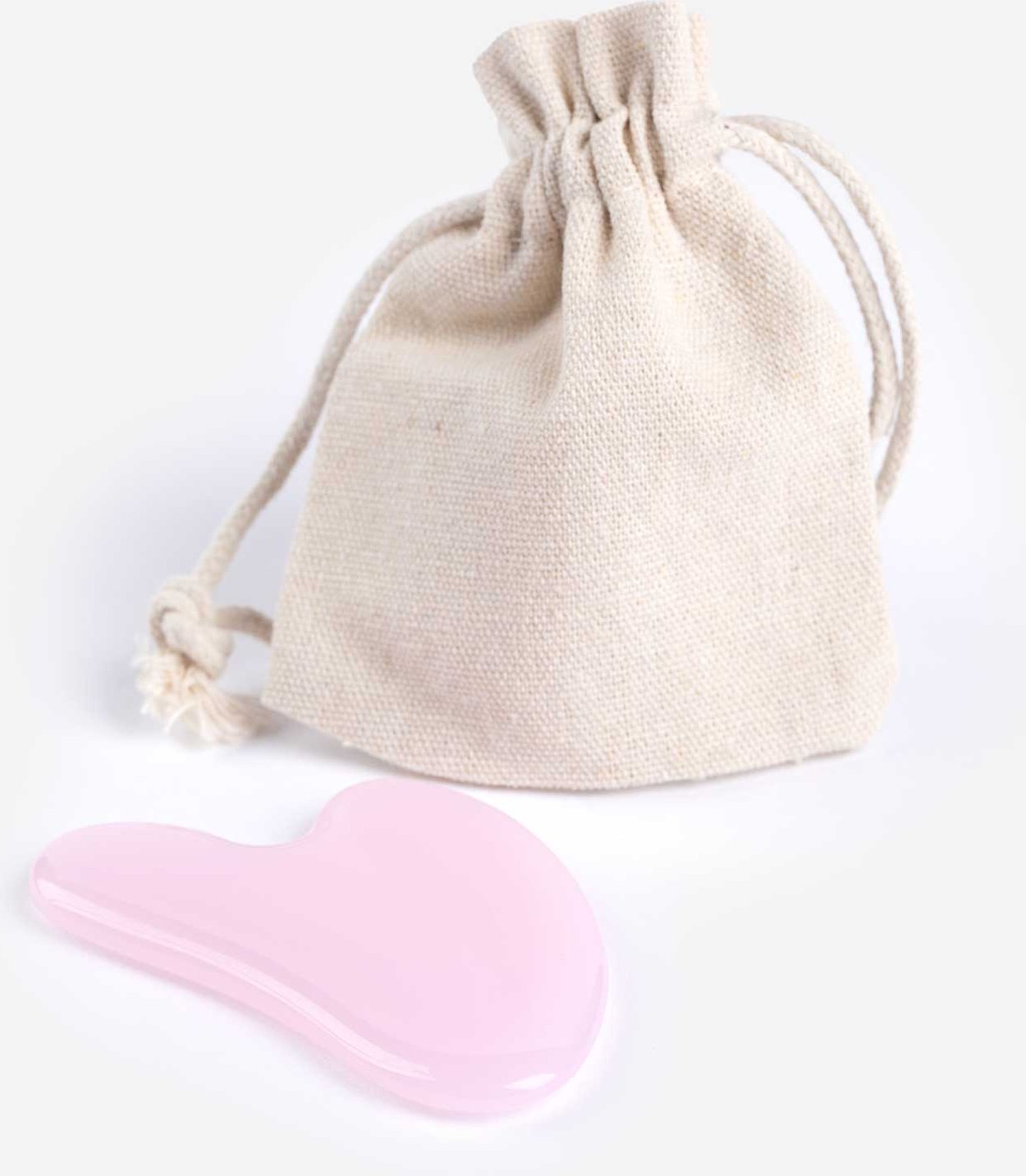 Massage Stein - einfarbig - rosa