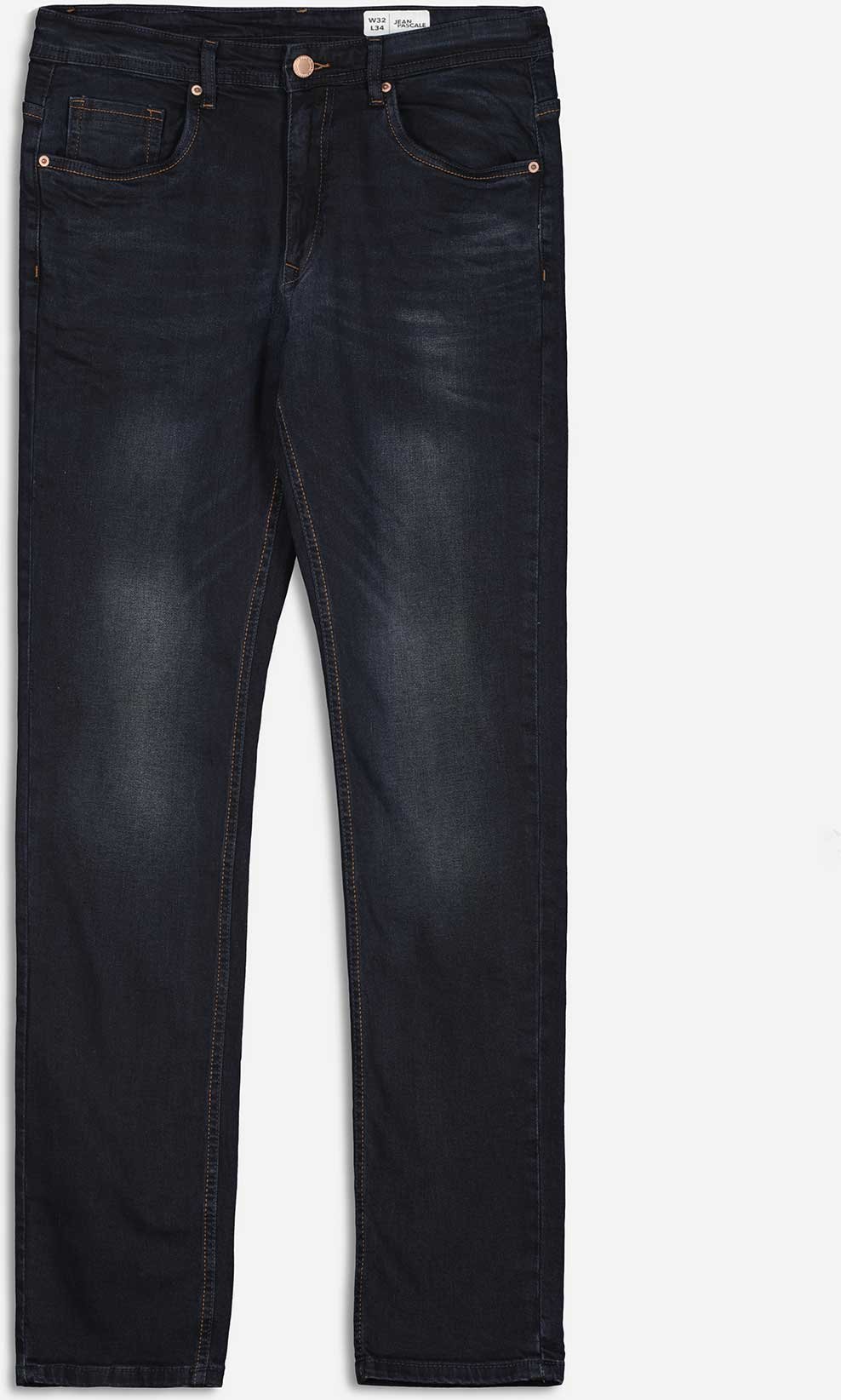 Basic Jeans - Straight Fit - dunkelblau