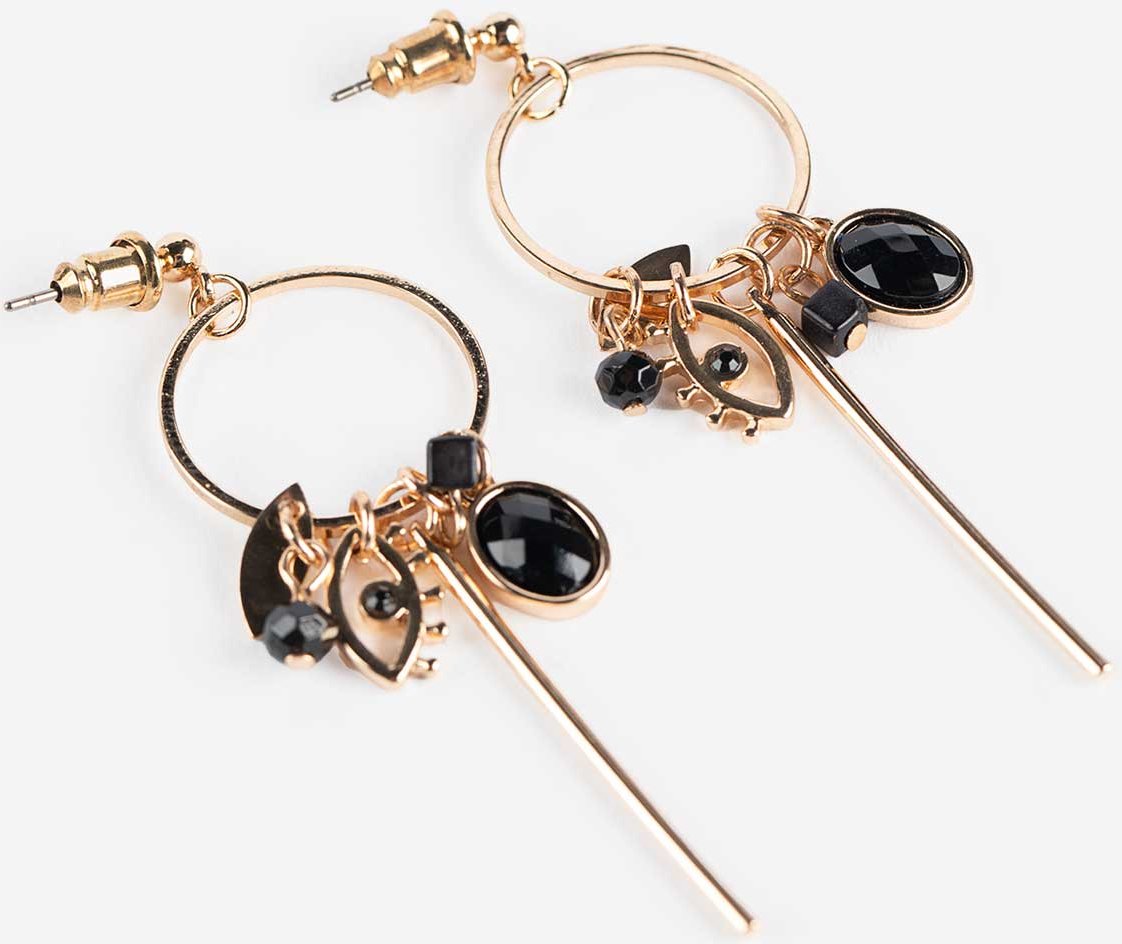 Ohrringe - Anhänger - goldfarben