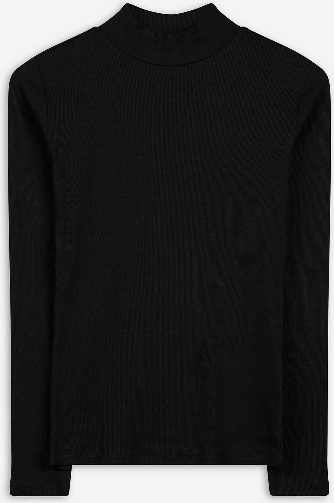 Langarmshirt - Viskose - schwarz