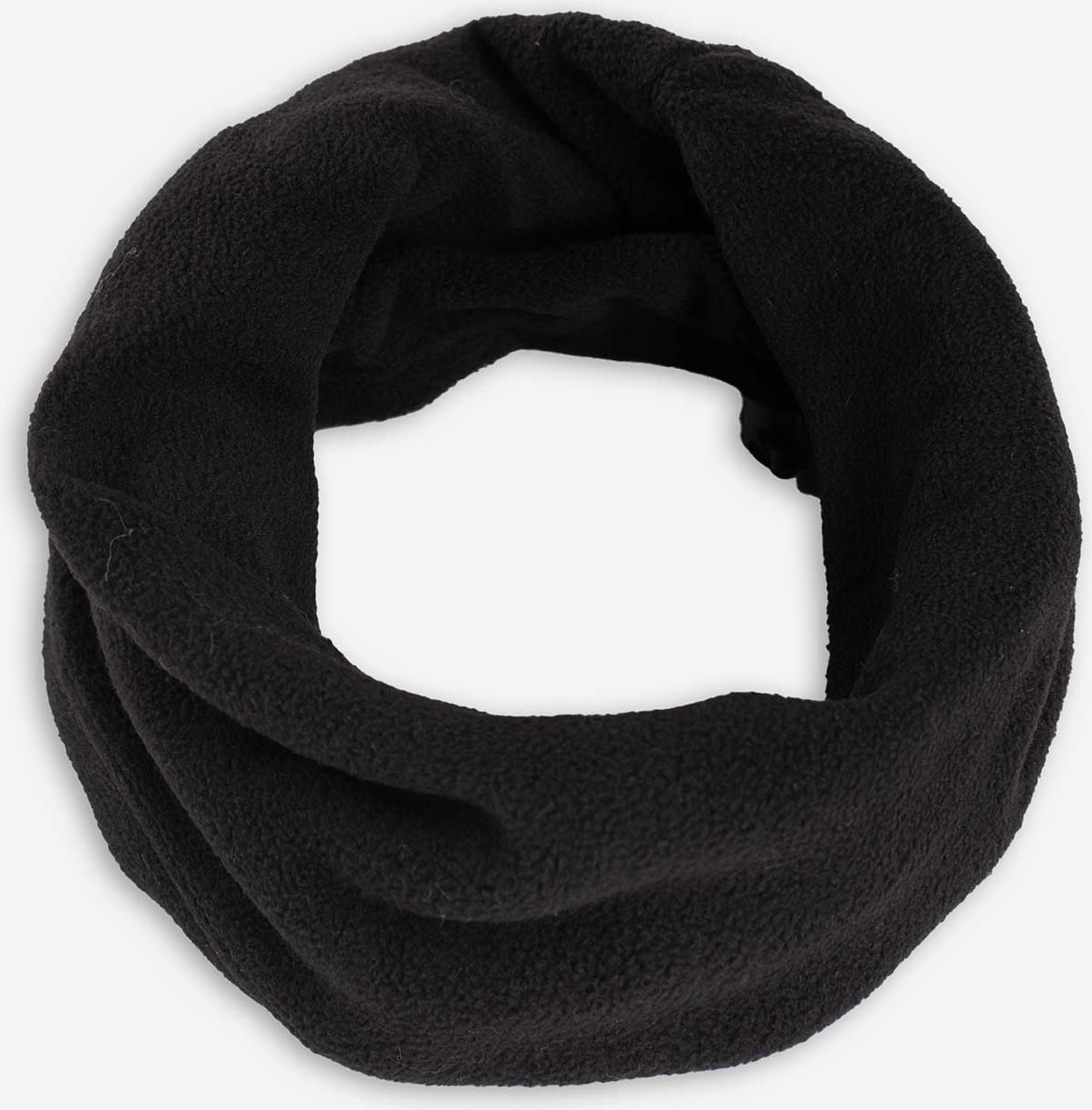 Thumbnail - Loop-Schal - Fleece - schwarz