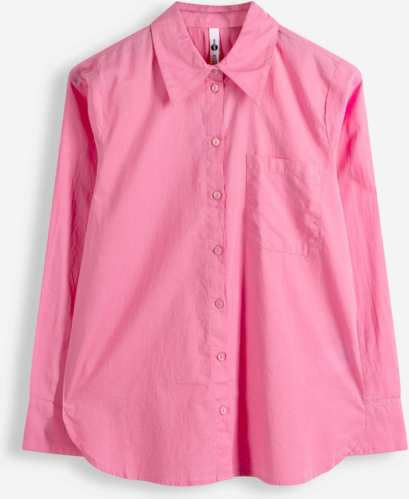 Hemdbluse - Soft-Touch - pink