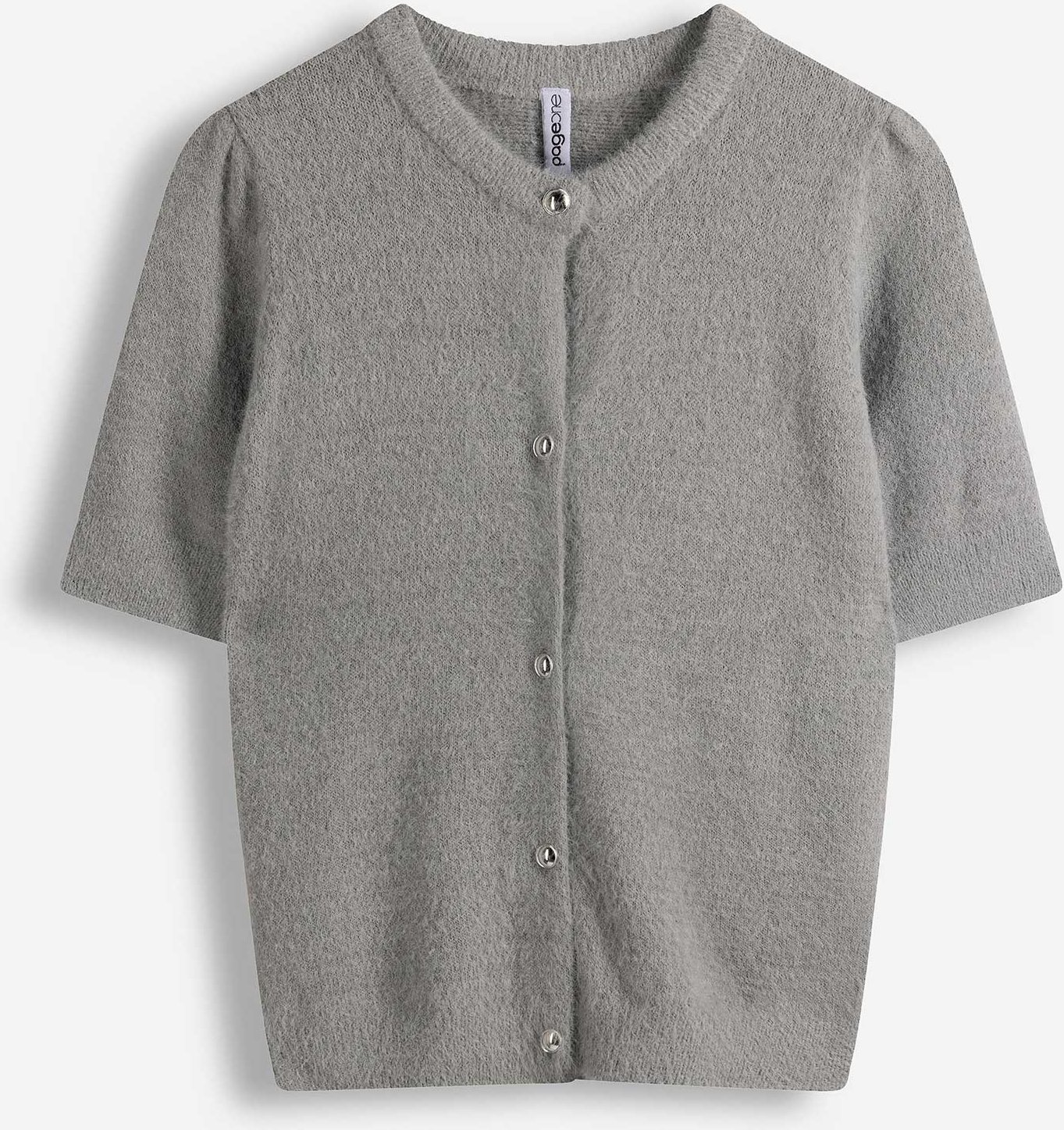 Cardigan - Knopfleiste - grau