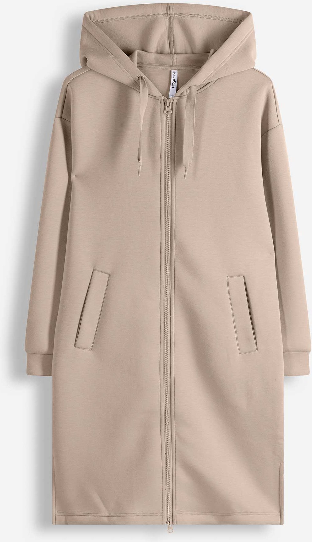 Sweatjacke - Scuba - beige