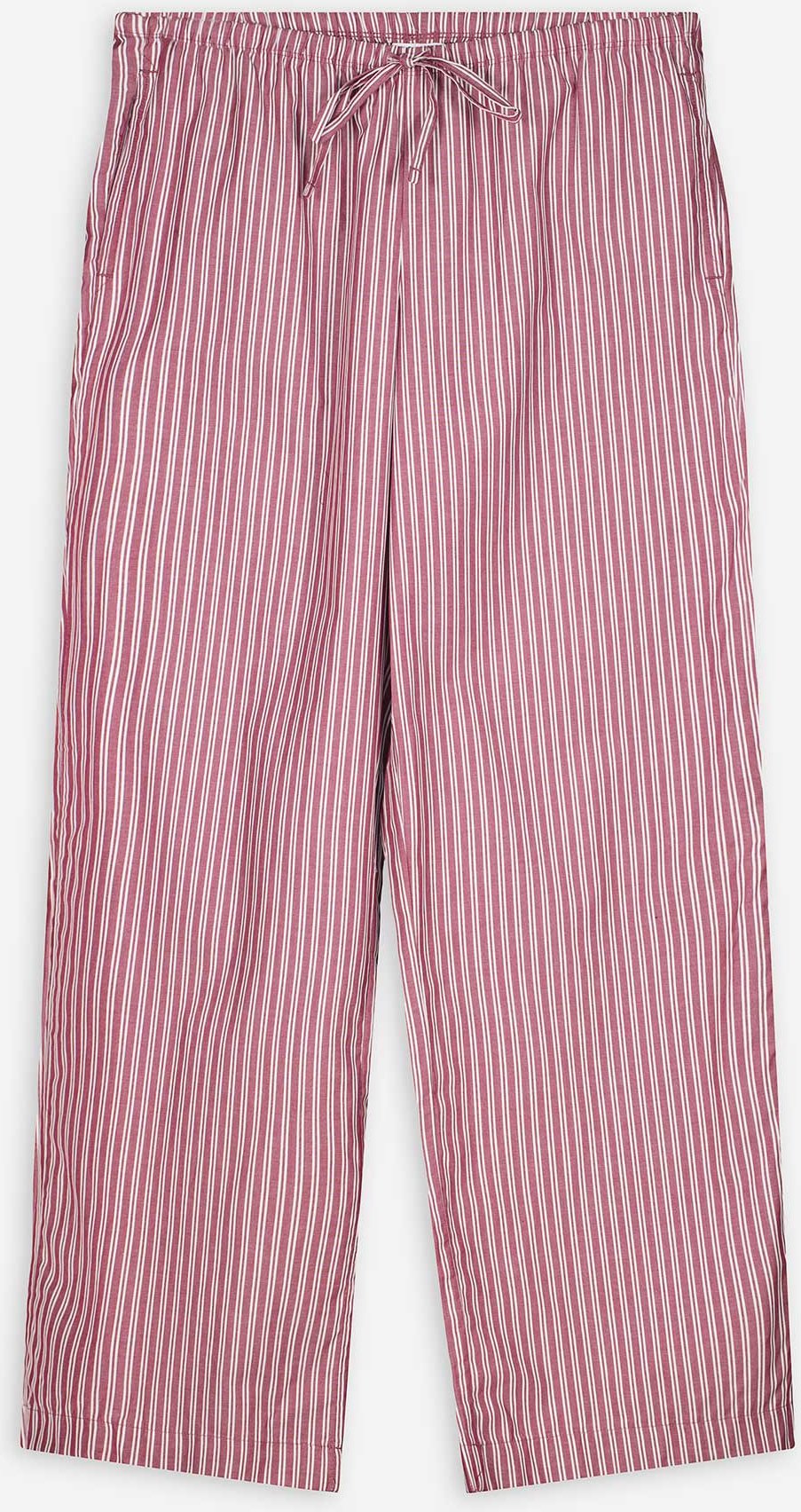 Thumbnail - Pyjamahose - Streifen - dunkelrot