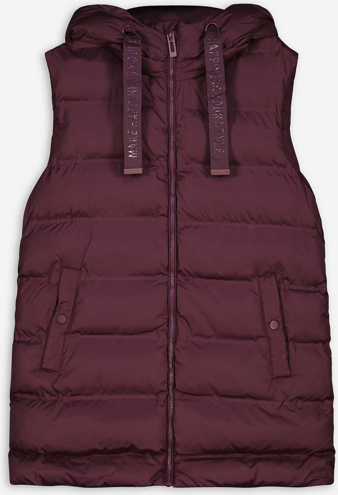 Steppweste - Regular Fit - dunkellila