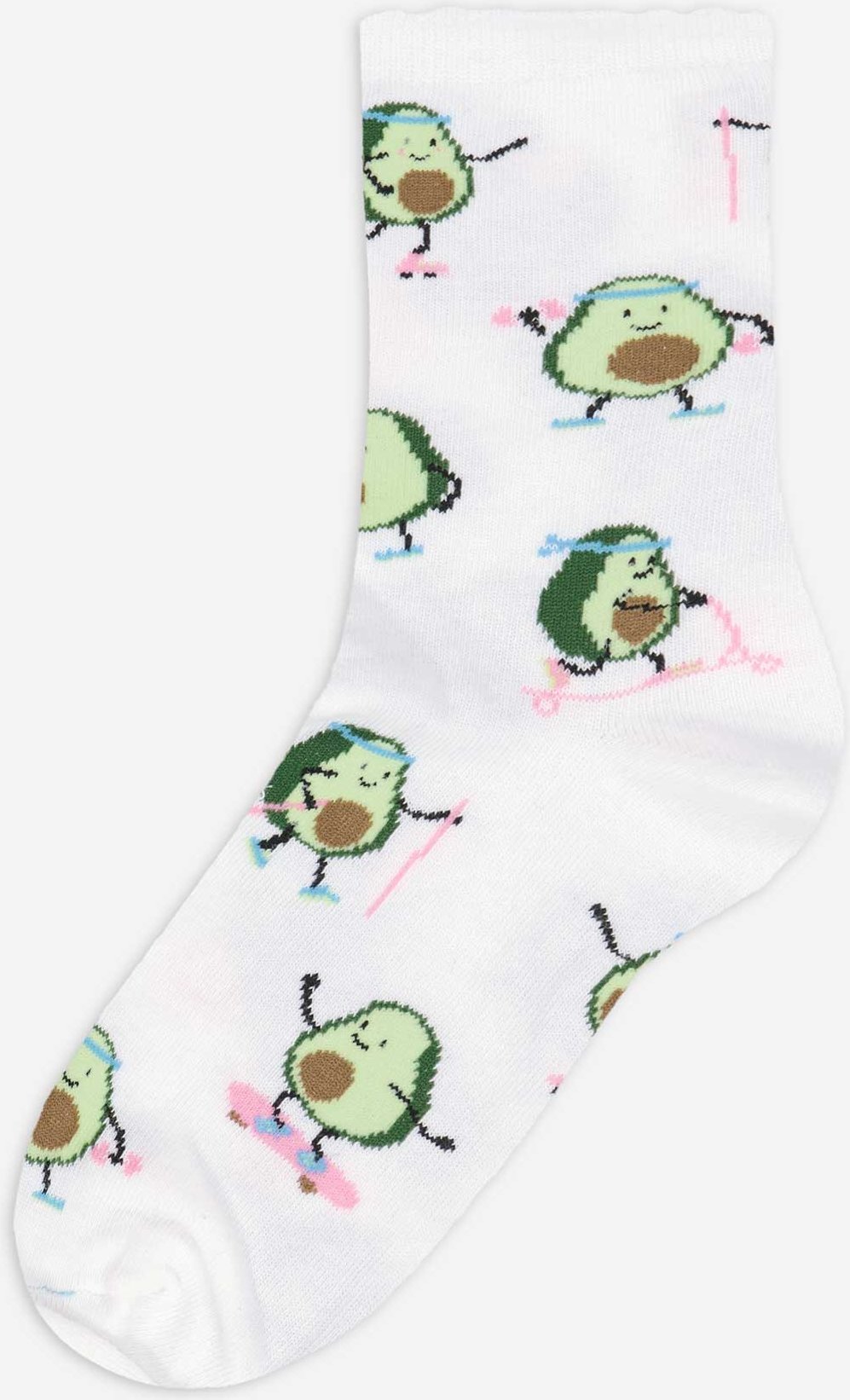 Thumbnail - Socken - Allover-Muster - weiß