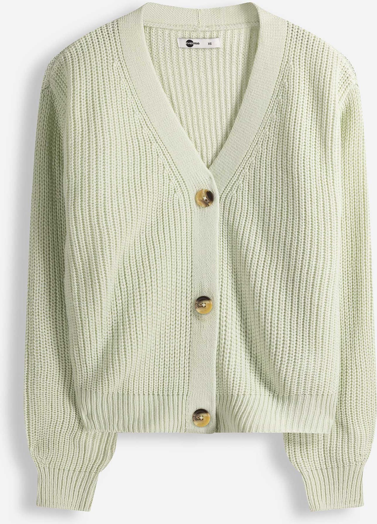Strickjacke - Strick - hellgrün