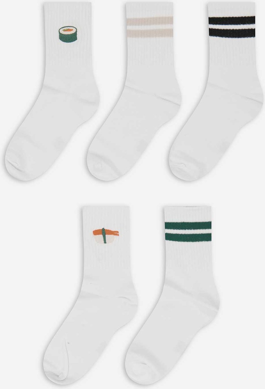 Tennissocken - 5er-Pack