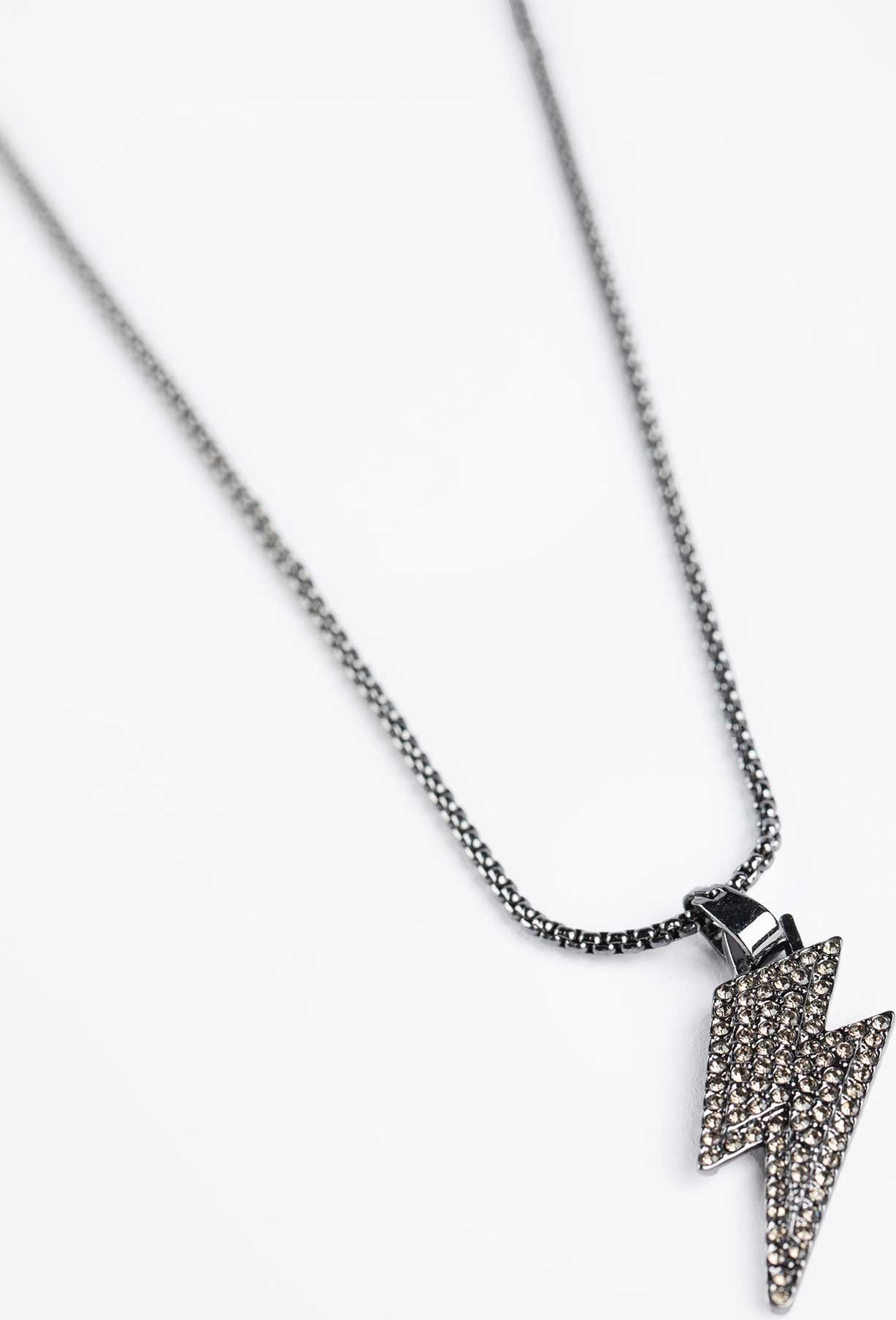 Kette - Ziersteine - bronzefarben