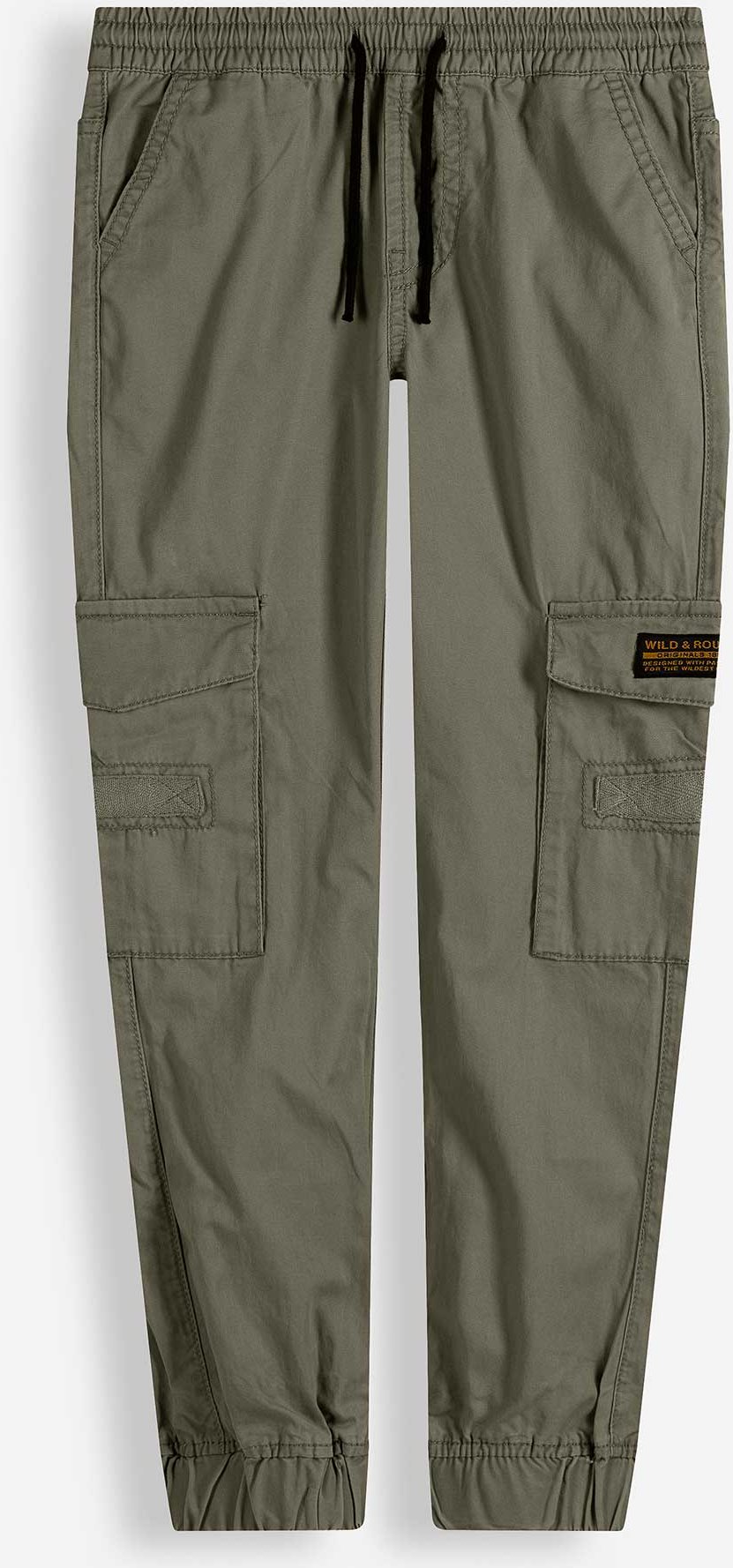 Cargohose - Twill - dunkelgrün