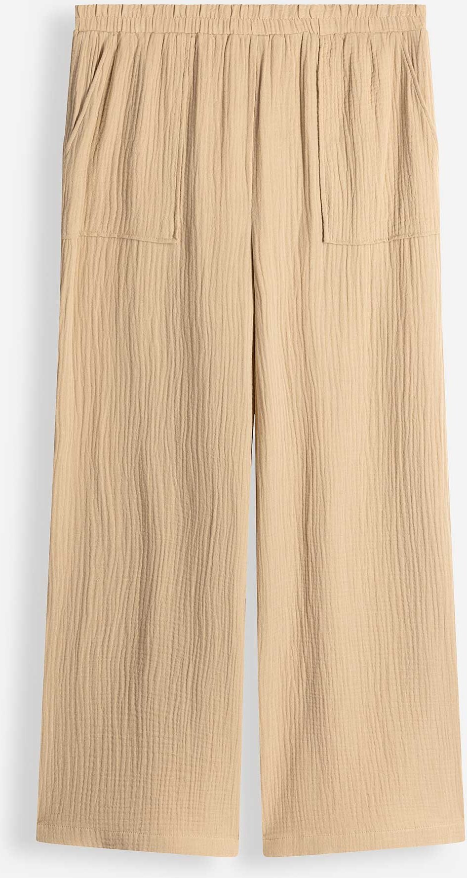 Palazzo - Musselin - hellbraun