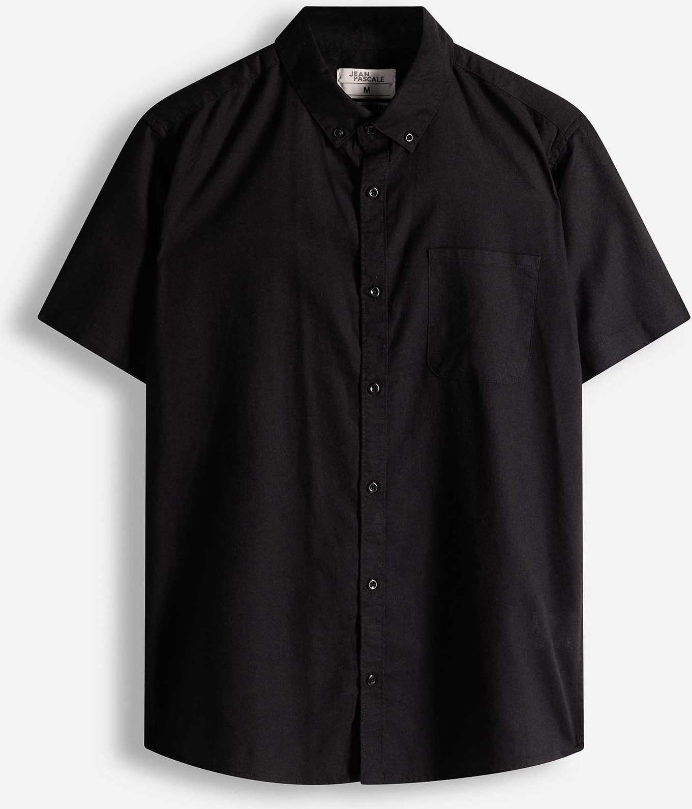 Hemd - Leinen-Mix - schwarz