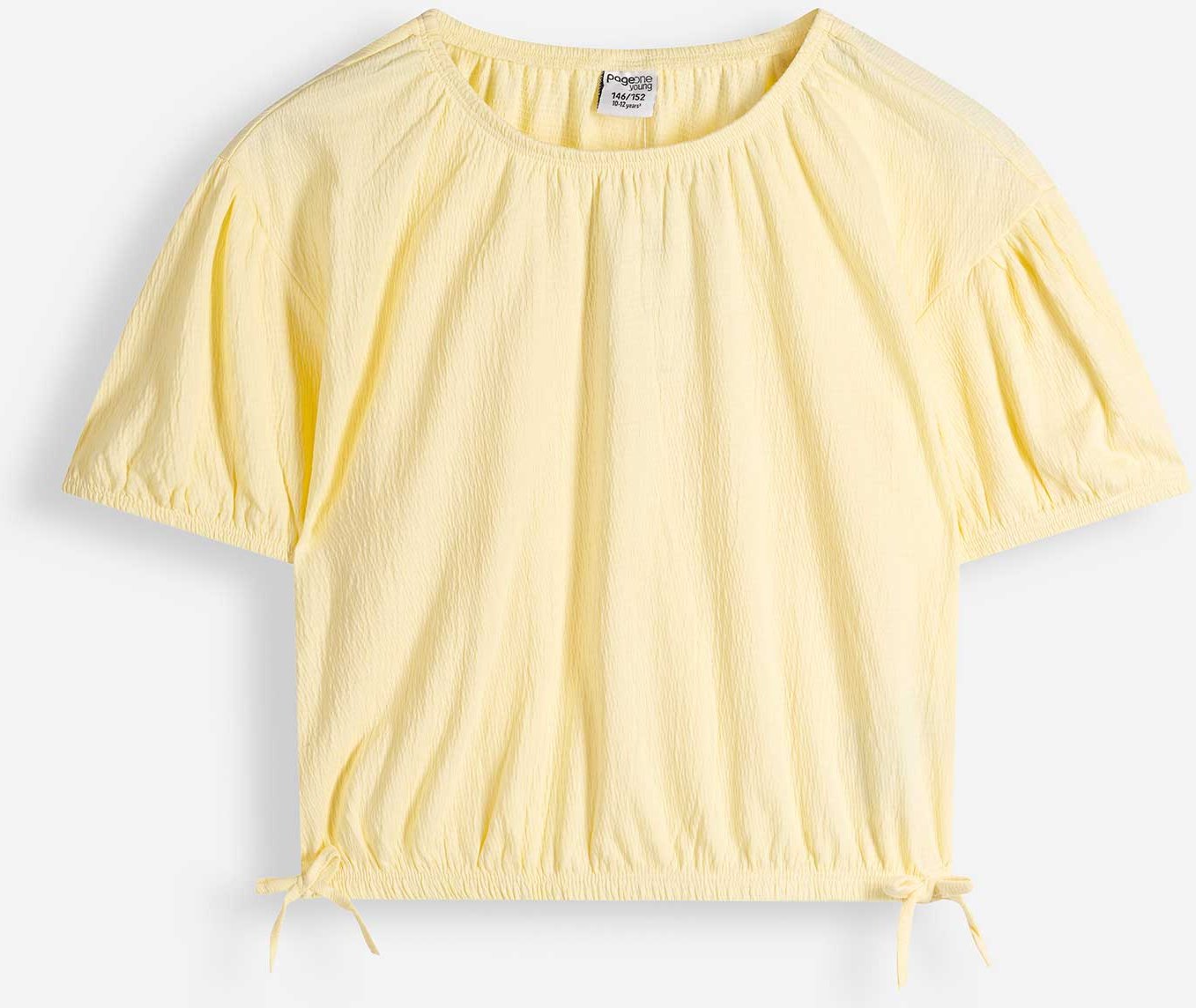 Blusenshirt - Jersey - hellgelb