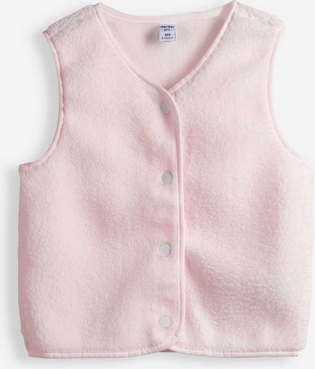 Weste - Teddyfell - rosa