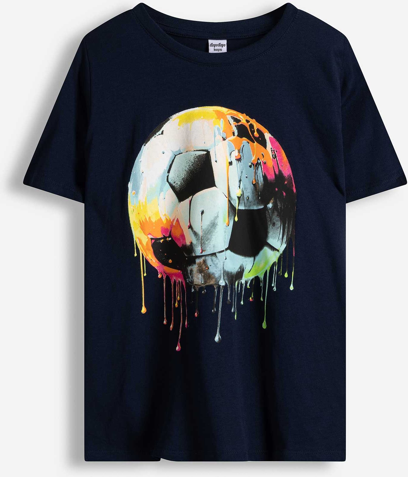 T-Shirt - Frontprint - dunkelblau